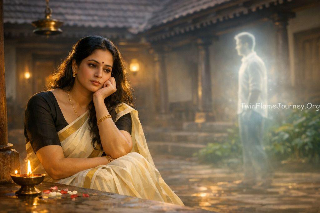 Depicting the longing and inner reflection during the runner-chaser stage of the spiritual bond
